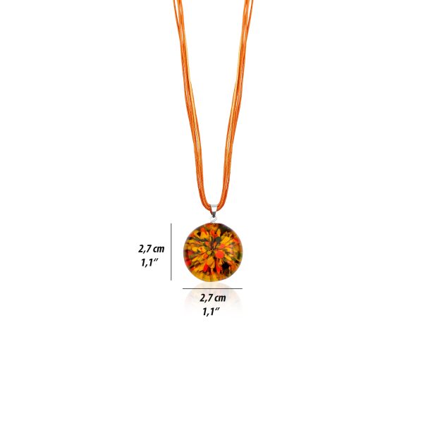 Lykia-Jewelry-Sunset-Colors-Lampwork-Necklace-Size